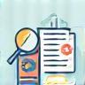 Icon representing analysis and strategy