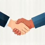 Shaking hands representing employment law